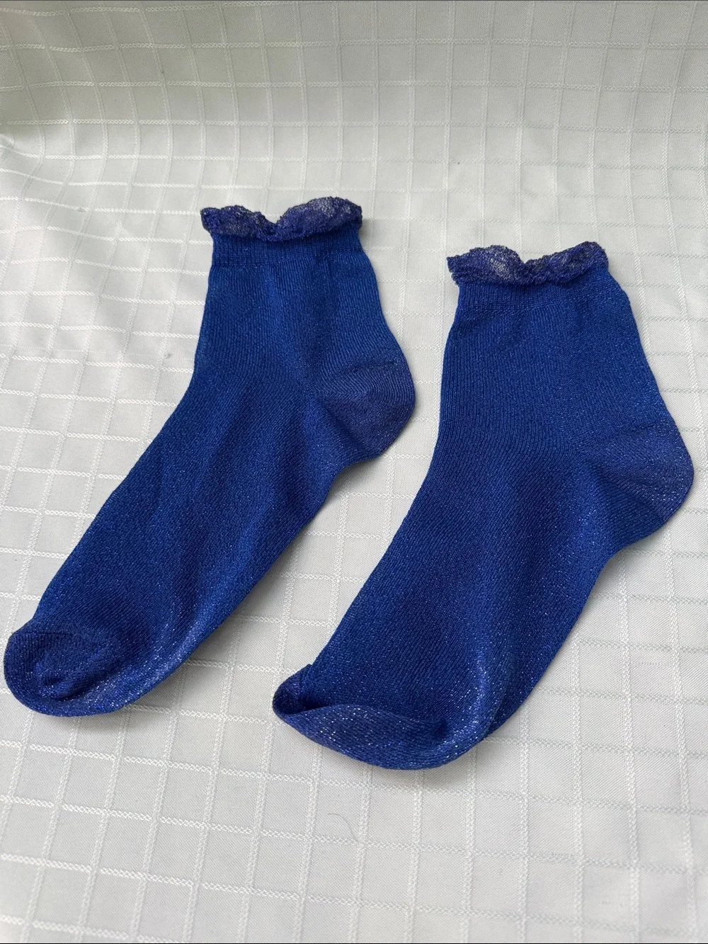 New Sparkle Women's Crew Socks - Blue